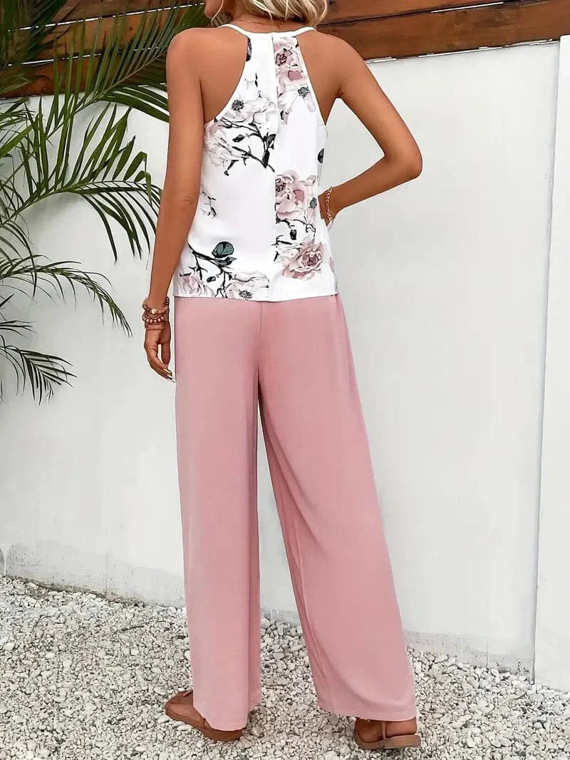 Women's Wide Pants – High Waist – Comfortable Fit – Light and Airy Fabric