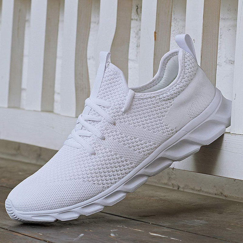 Women's Sneakers – Soft Knit – Breathable – Low Model – Lacing – Padded Sole