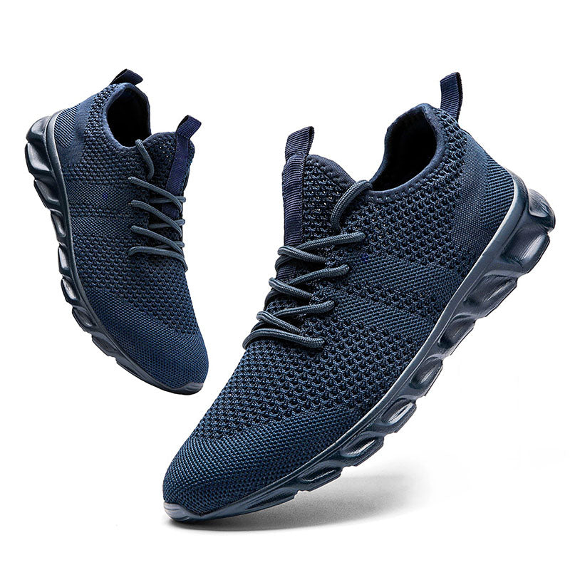 Women's Sneakers – Soft Knit – Breathable – Low Model – Lacing – Padded Sole