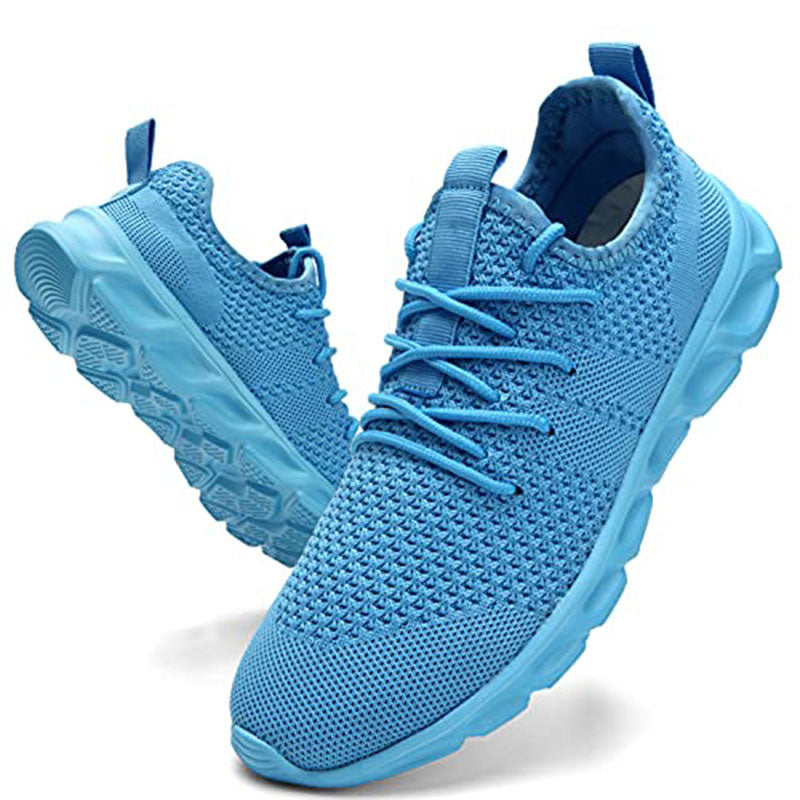 Women's Sneakers – Soft Knit – Breathable – Low Model – Lacing – Padded Sole