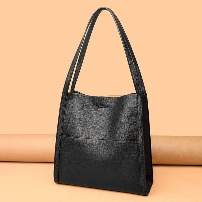 Dame Tote Bag – Elegant og Strukturert Design – Romslig og Allsidig Skulderveske