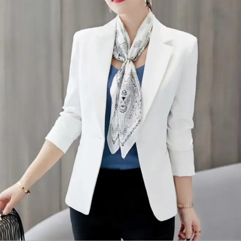 Women's Blazer – Tailored Fit – Structured Silhouette – Single Button Formal