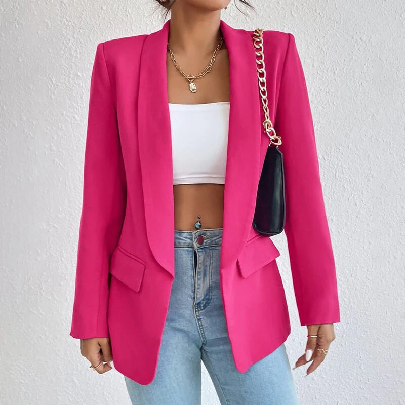 Women's Blazer – Tailored Fit – Structured Silhouette – Classic Single-Breasted Design