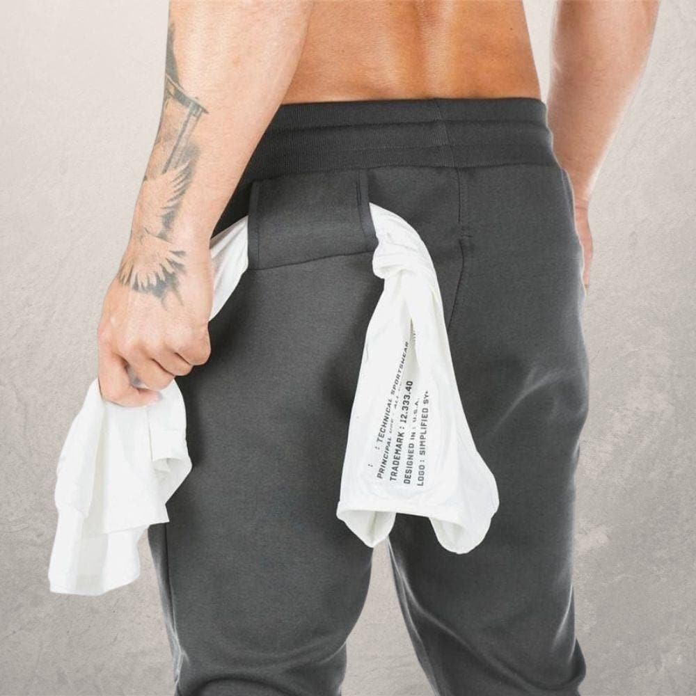Men's Joggers - Tapered Fit - Adjustable Drawstring - Comfortable and Flexible
