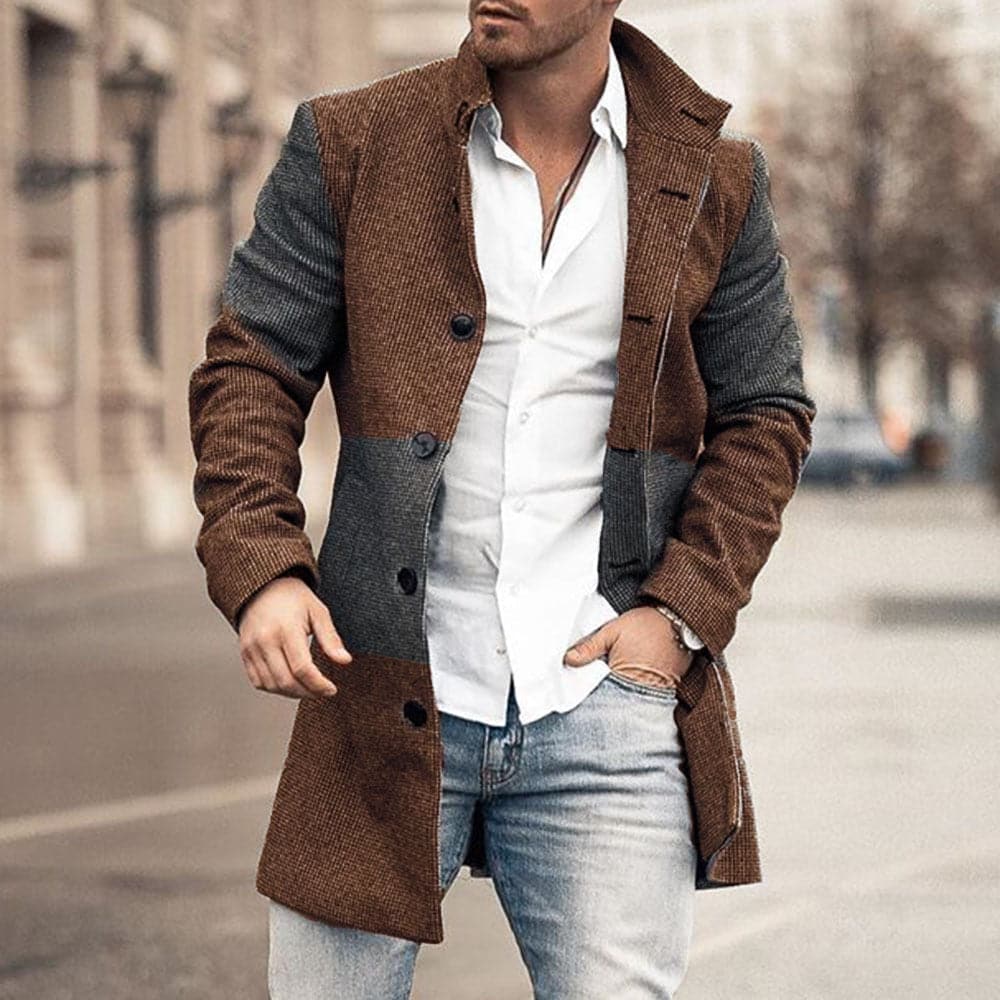 Guillaume - Fashionable warm coat for men