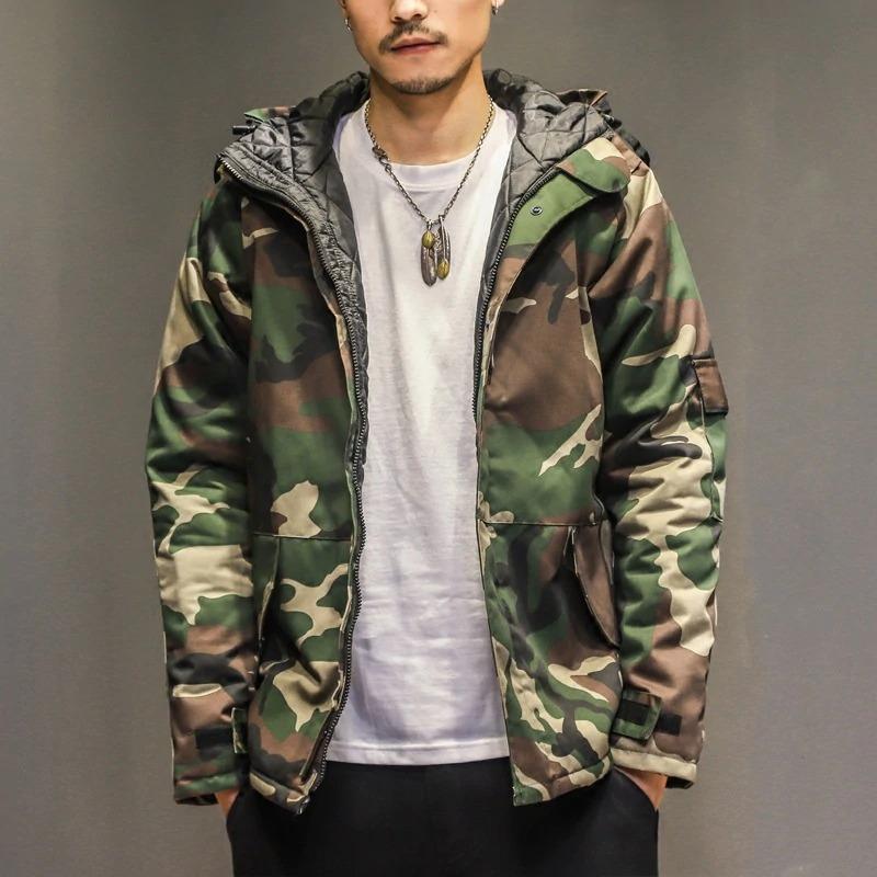 Eric - Modern camouflage jacket with hood