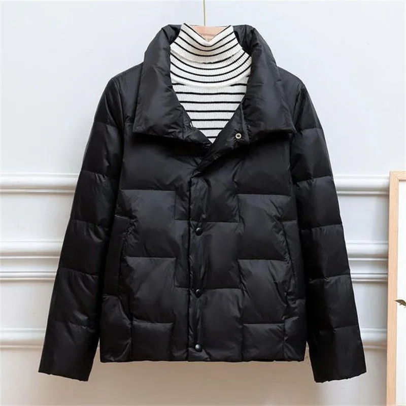 Viola Quilted Puffer | Turtleneck Puffer Jacket