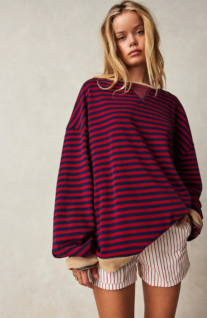 Dame Genser - Oversized Passform - Strikket med Drop Shoulder - Avslappet & Komfortabel
