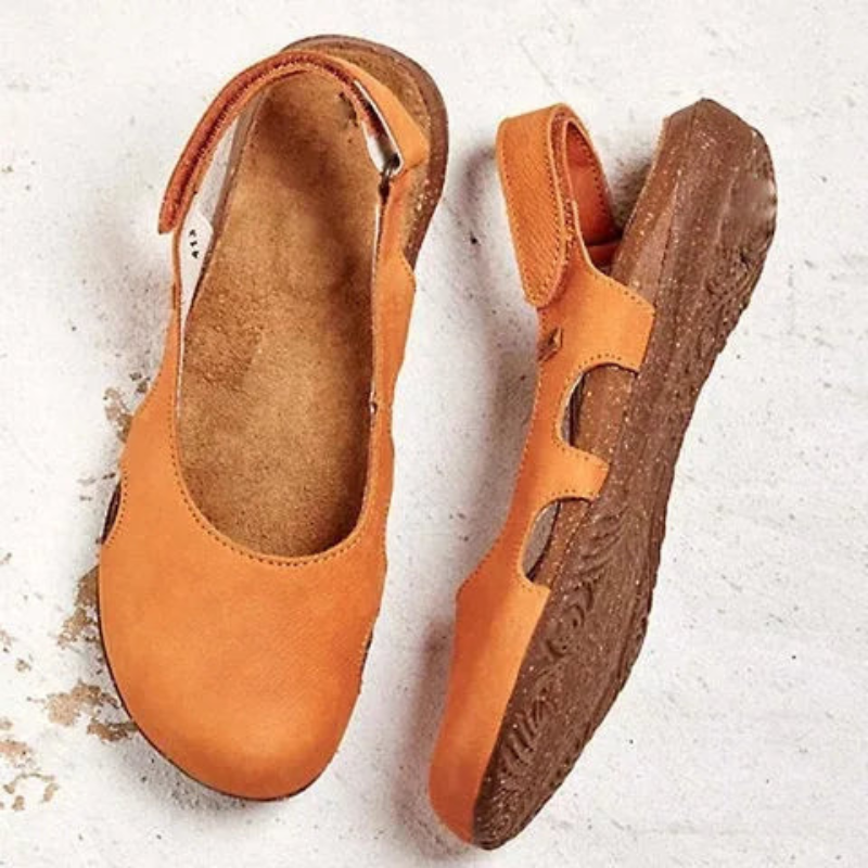 Women's Closed-Toe Sandals – Supportive Fit – Adjustable Strap – Soft Breathable Material