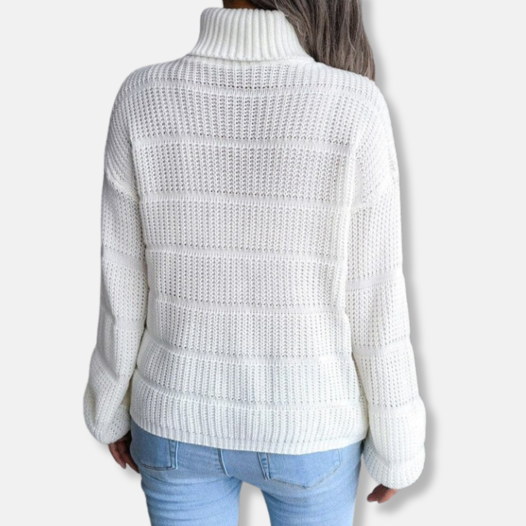 Rosa Relaxed Turtleneck Sweater | Cozy Casual Turtleneck Sweater
