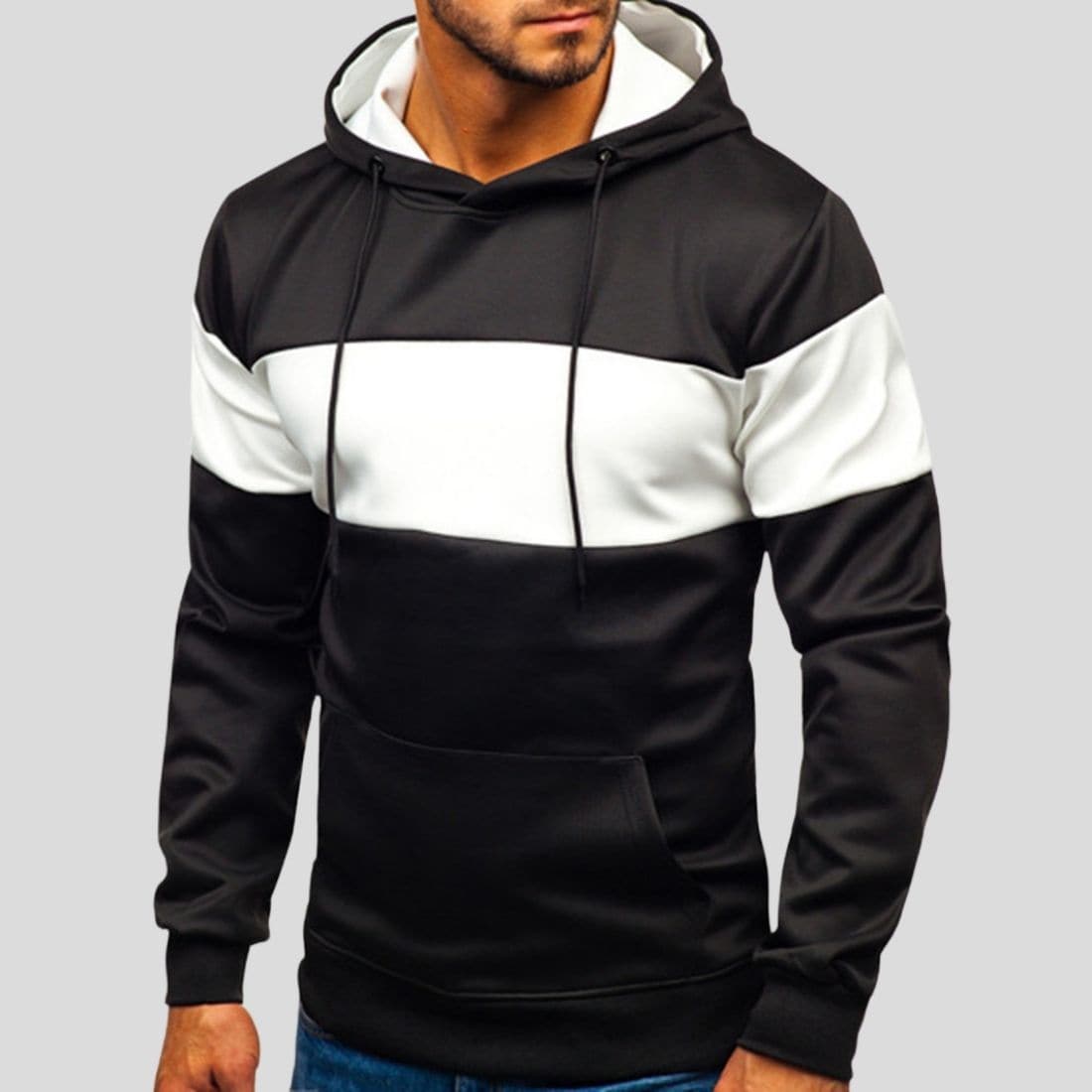 Enzo - Warm hoodie with front pockets