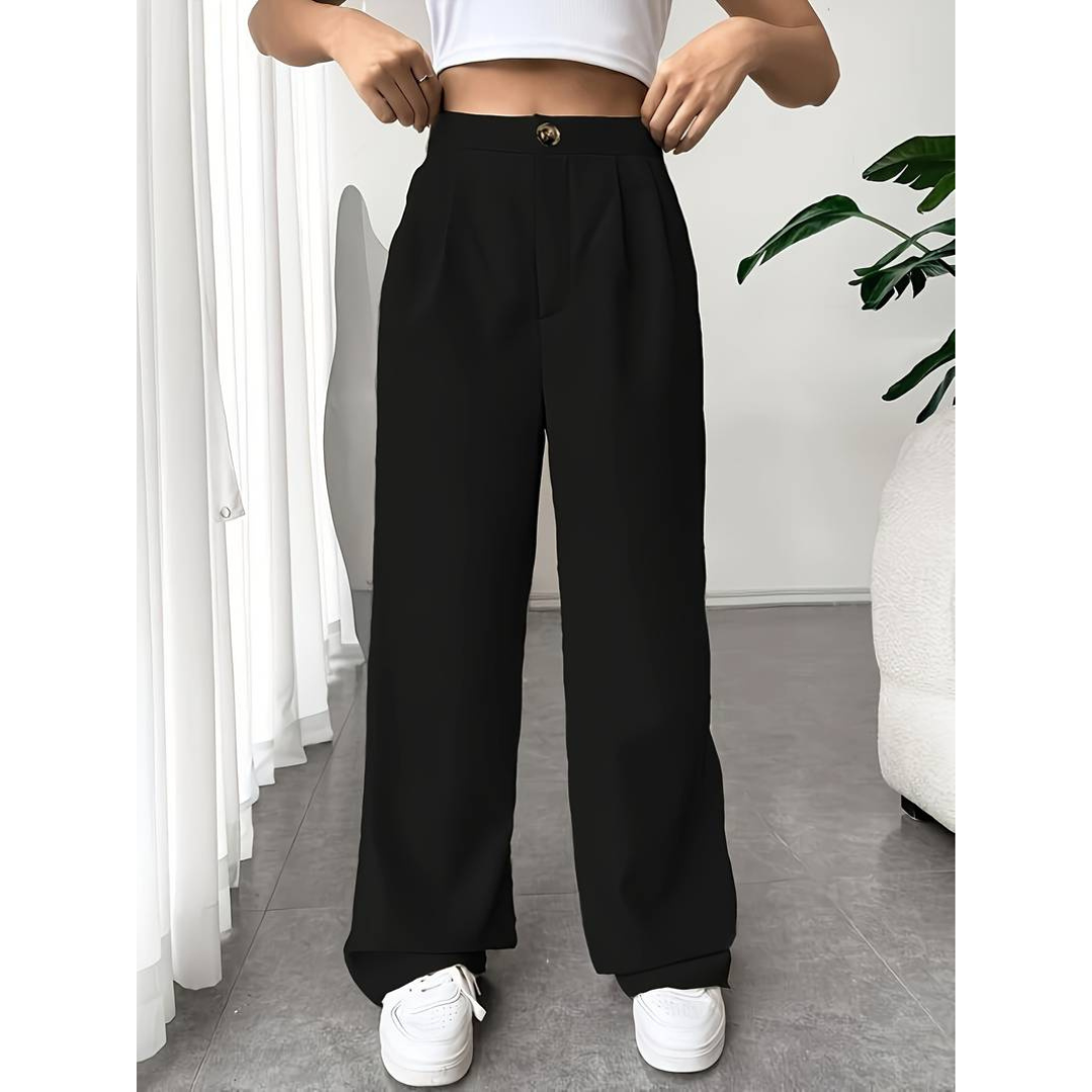 Pants for Women – High Waist – Wide Legs – Classic Tailored Fit