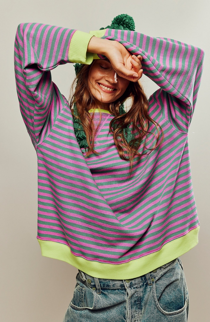 Dame Genser - Oversized Passform - Strikket med Drop Shoulder - Avslappet & Komfortabel