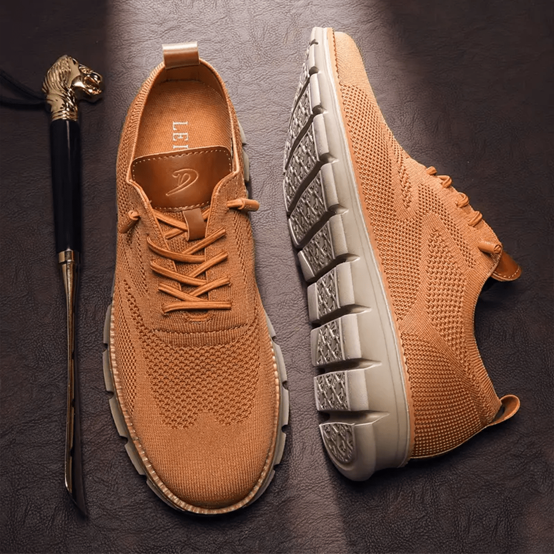 Men's Shoes – Low Model – Soft Knitted Upper – Breathable – Comfortable Sole