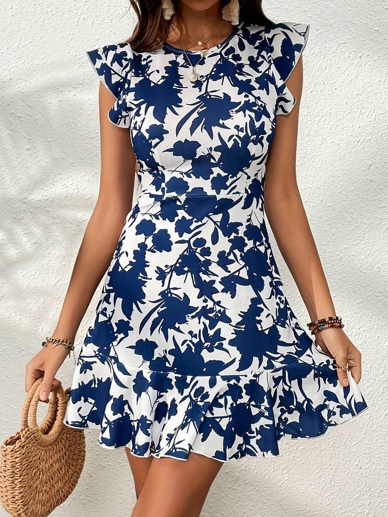 Kara - Floral dress with modern cut
