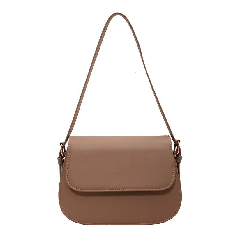 Women's Crossbody Bag – Elegant Design – Adjustable Strap – Flap Closure – Metallic Details