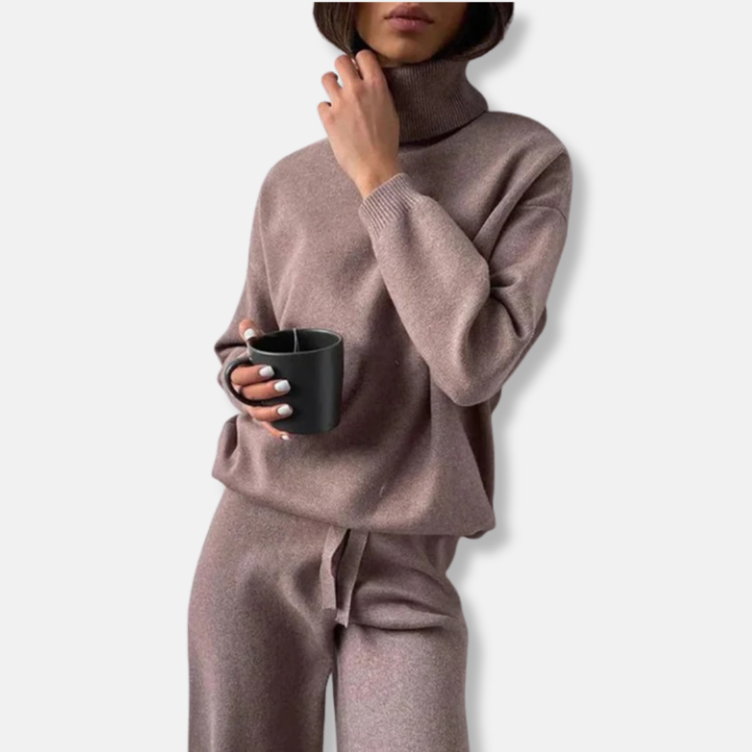 Jessica Relaxed Fit Two-Piece Set | Wide-Leg Pants Two-Piece Set