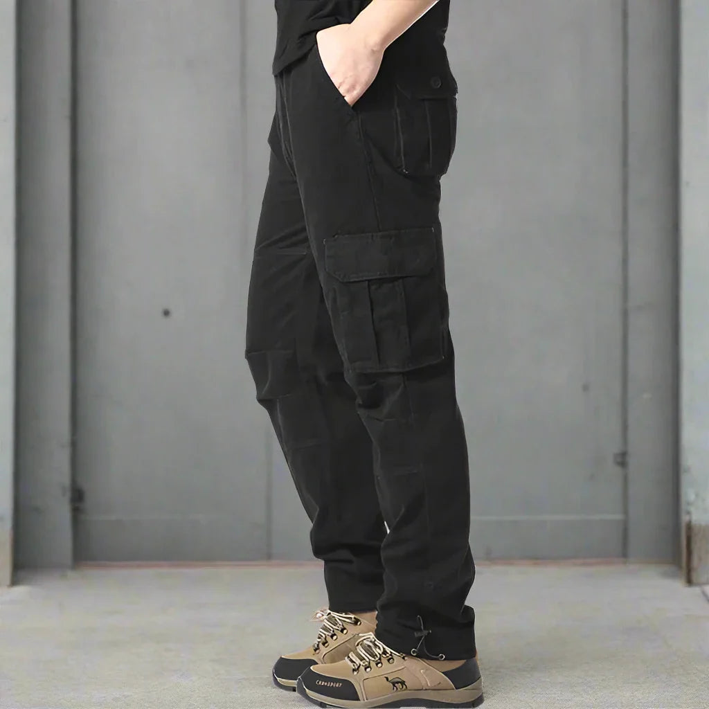 Men's Cargo Pants – Breathable Cotton – Relaxed Fit – Practical Pockets