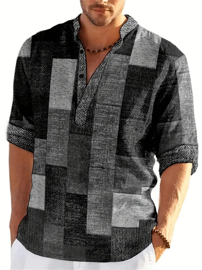 Frank - Shirt, checkered designer shirt
