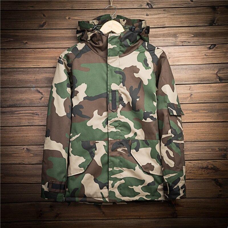 Eric - Modern camouflage jacket with hood