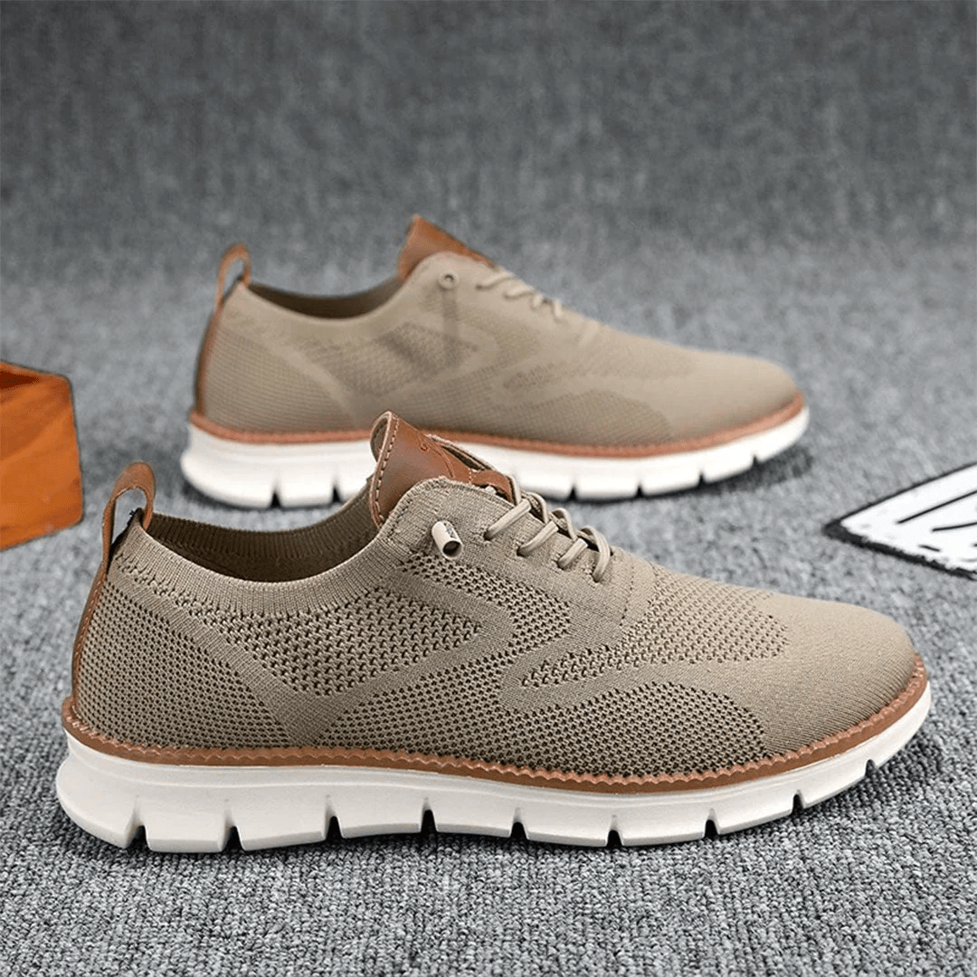 Men's Shoes – Low Model – Soft Knitted Upper – Breathable – Comfortable Sole