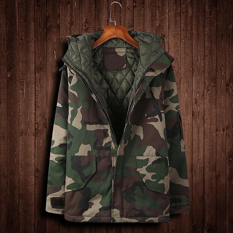 Eric - Modern camouflage jacket with hood