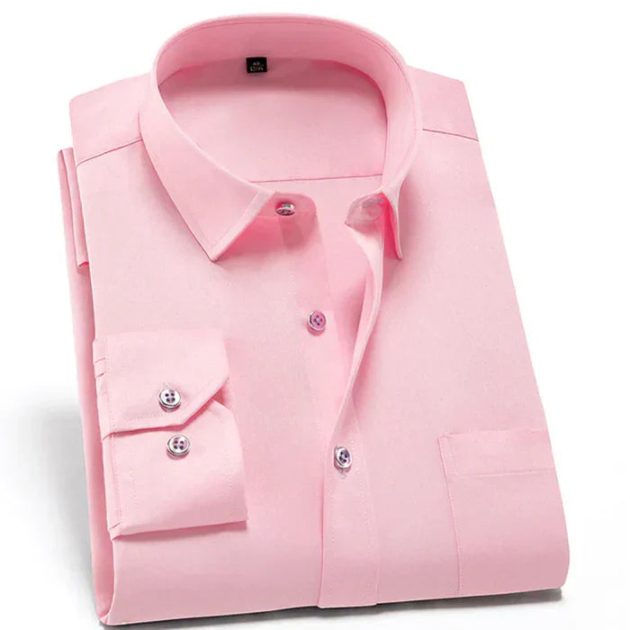 Men's Shirt – Slim Fit – Stretch Fabric – Breathable – Non-Iron – Dress Style