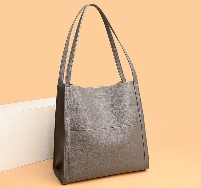 Dame Tote Bag – Elegant og Strukturert Design – Romslig og Allsidig Skulderveske