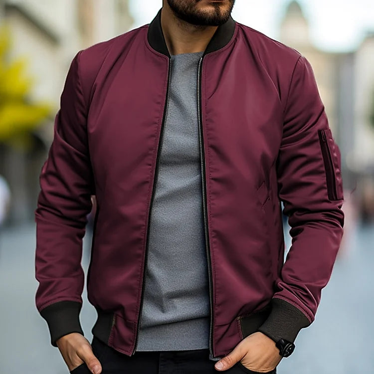 Alberto Classic Lightweight Bomber Jacket