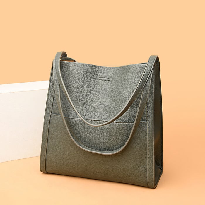 Dame Tote Bag – Elegant og Strukturert Design – Romslig og Allsidig Skulderveske