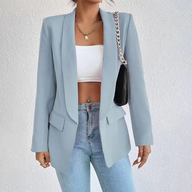 Women's Blazer – Tailored Fit – Structured Silhouette – Classic Single-Breasted Design