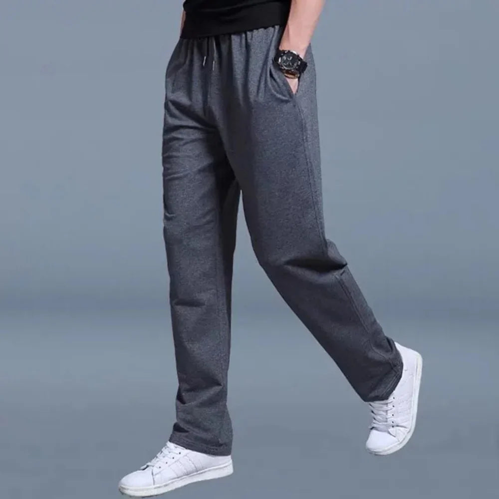 Men's Pants – Sweatpants – Relaxed Fit – Breathable Fabric – Elastic Waist