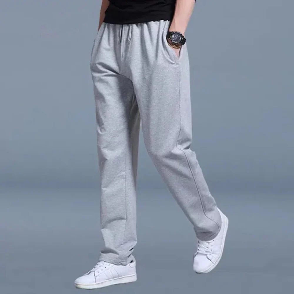 Men's Pants – Sweatpants – Relaxed Fit – Breathable Fabric – Elastic Waist