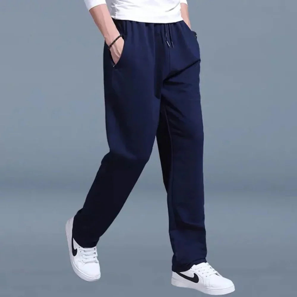 Men's Pants – Sweatpants – Relaxed Fit – Breathable Fabric – Elastic Waist