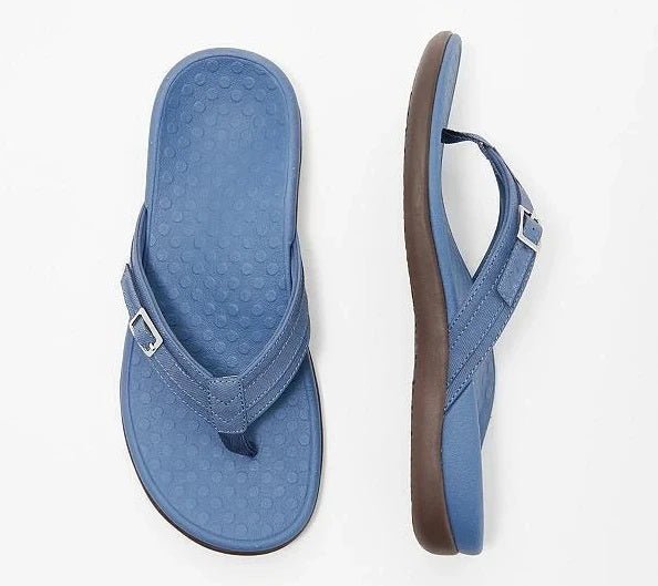 Women's Flip-Flops – Orthopedic Support – Padded Sole – Adjustable Strap