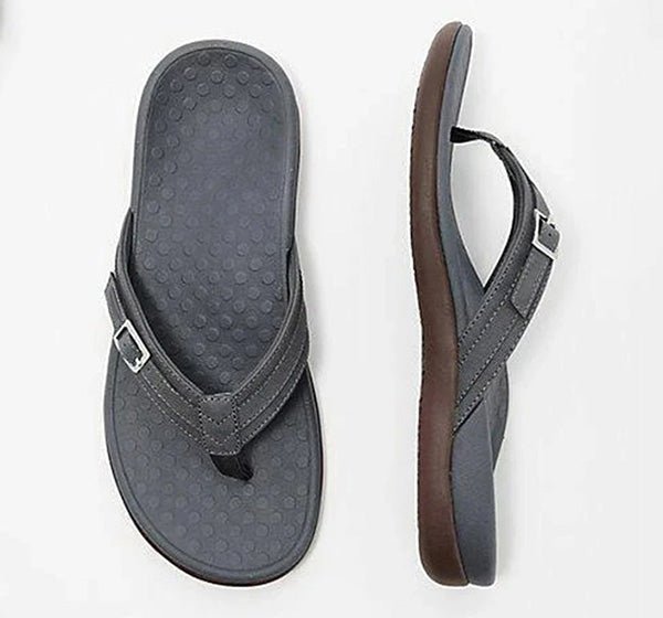 Women's Flip-Flops – Orthopedic Support – Padded Sole – Adjustable Strap
