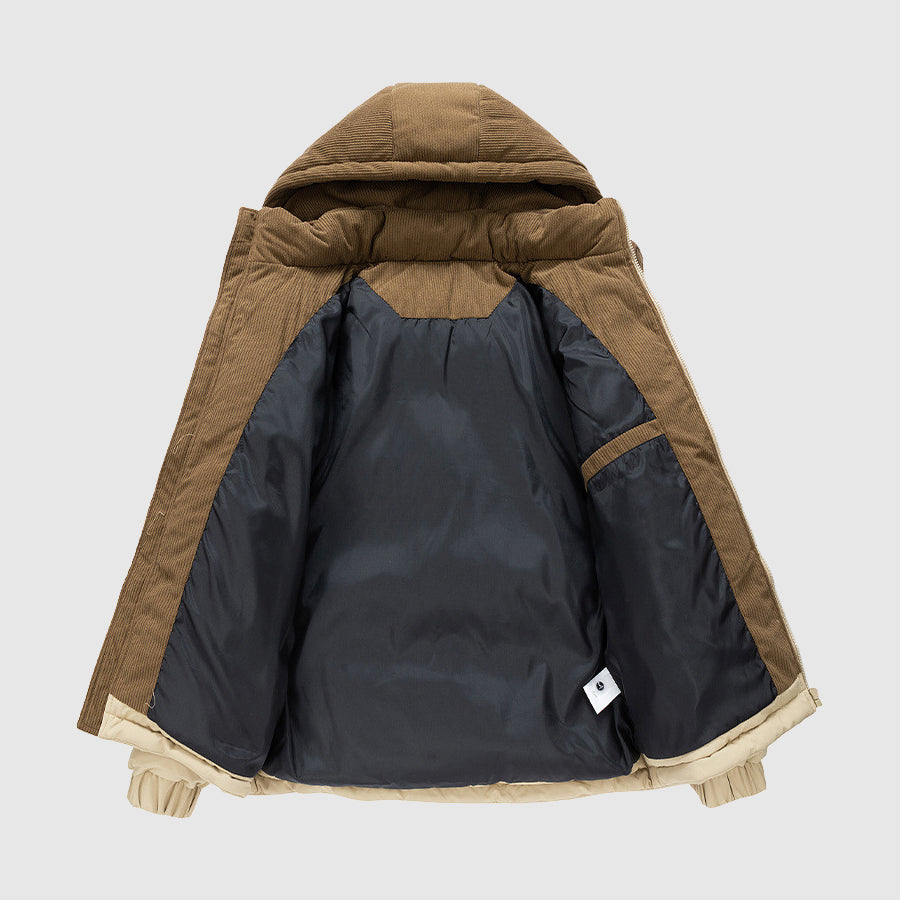 Marco Relaxed Fit Hooded Puffer Jacket | Hooded Puffer Jacket