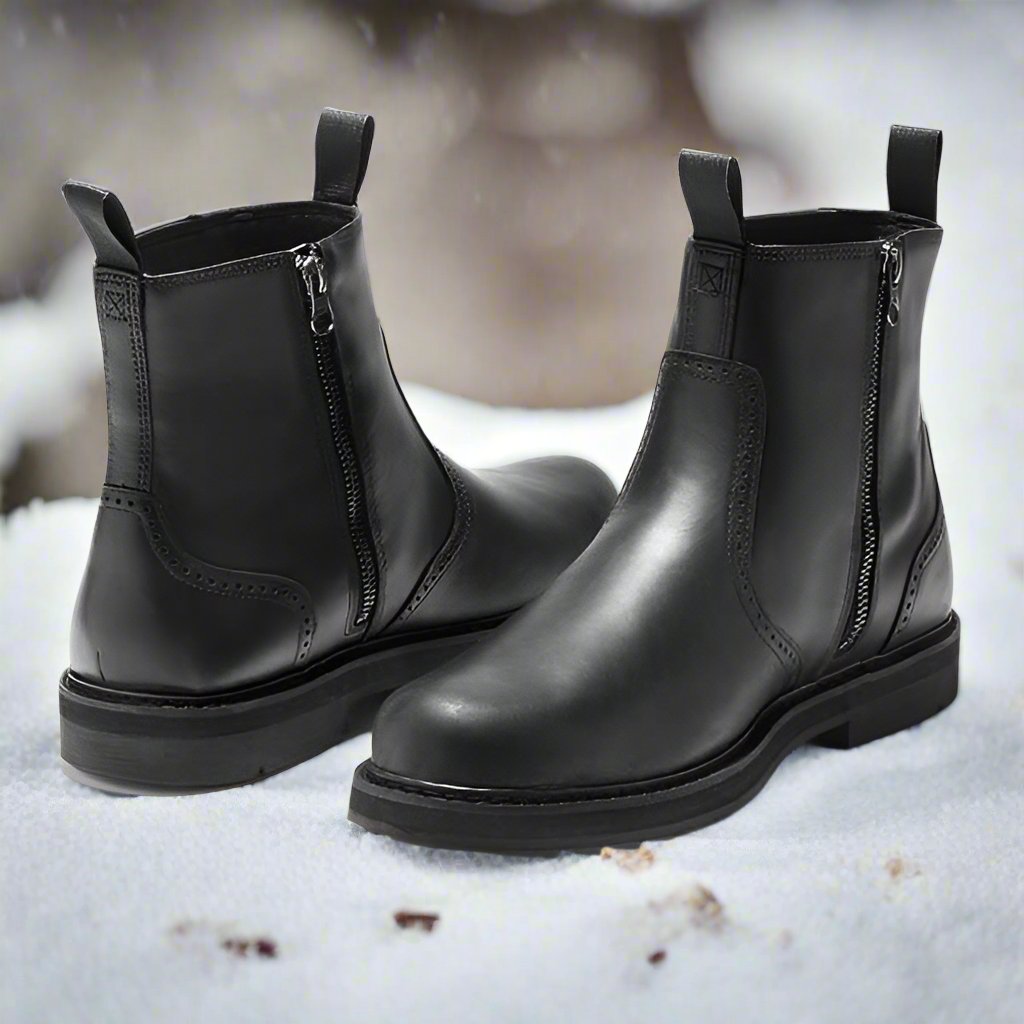 Men's Chelsea Boots – Suede Leather – Comfortable Fit – Durable Rubber Sole