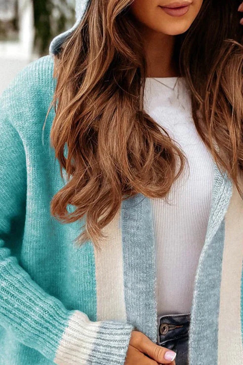 Women's Cardigan - Long Open Front - Soft Knitted Comfort - With Practical Pockets