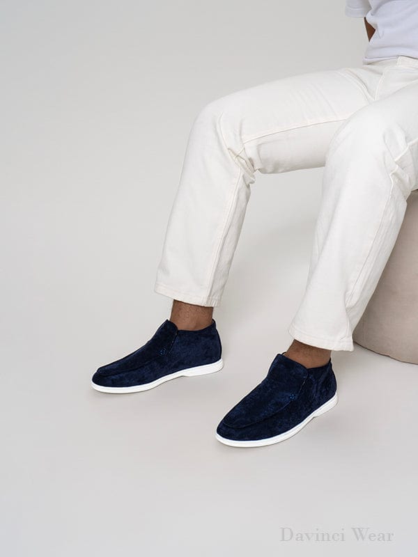 Men's Shoes Chukka Boots – Suede Leather – Slip-on – Comfortable Rubber Sole