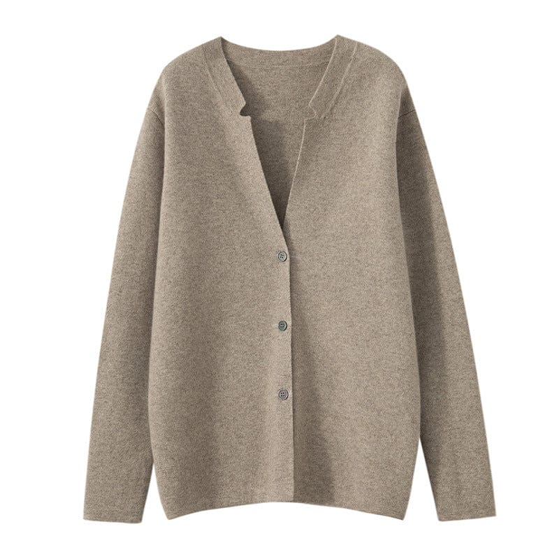 Men's Knitted Jacket - Soft and Comfortable - Button Closure - Regular Fit - Long Sleeved