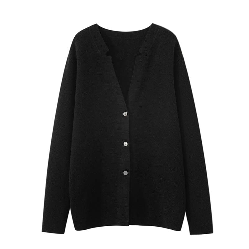 Men's Knitted Jacket - Soft and Comfortable - Button Closure - Regular Fit - Long Sleeved