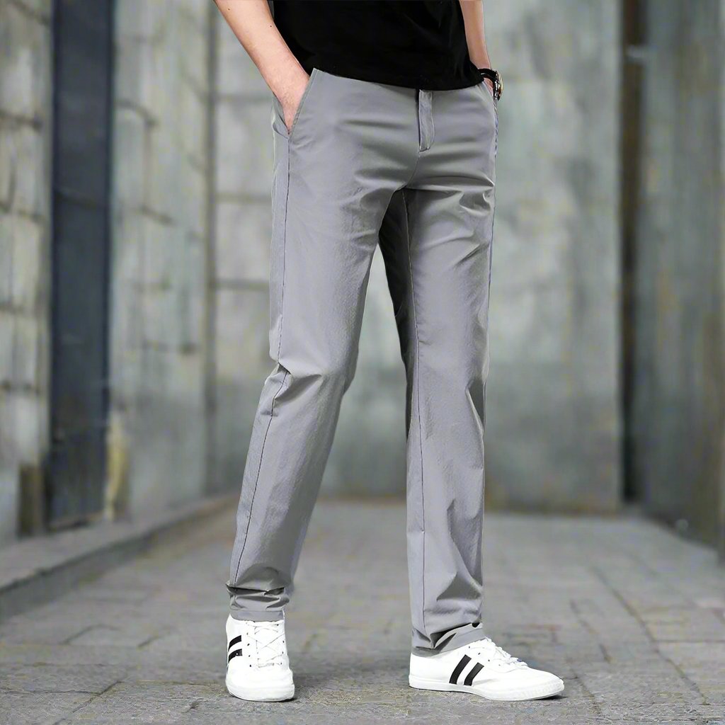 Men's Chinos - Cotton Twill - Straight Fit - Comfortable and Breathable