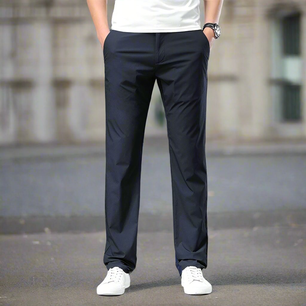 Men's Chinos - Cotton Twill - Straight Fit - Comfortable and Breathable