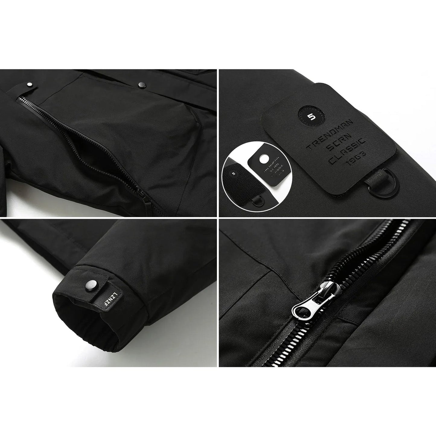Samuel Relaxed Fit Winter Jacket | Detachable Hood Winter Jacket