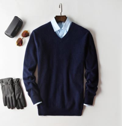 Herregenser – Klassisk Strikket Ull – Rund Hals – Langermet – Regular Fit