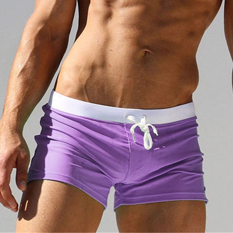 Men's Swim Shorts – Slim Fit – Quick-Drying Breathable Fabric – Short Length