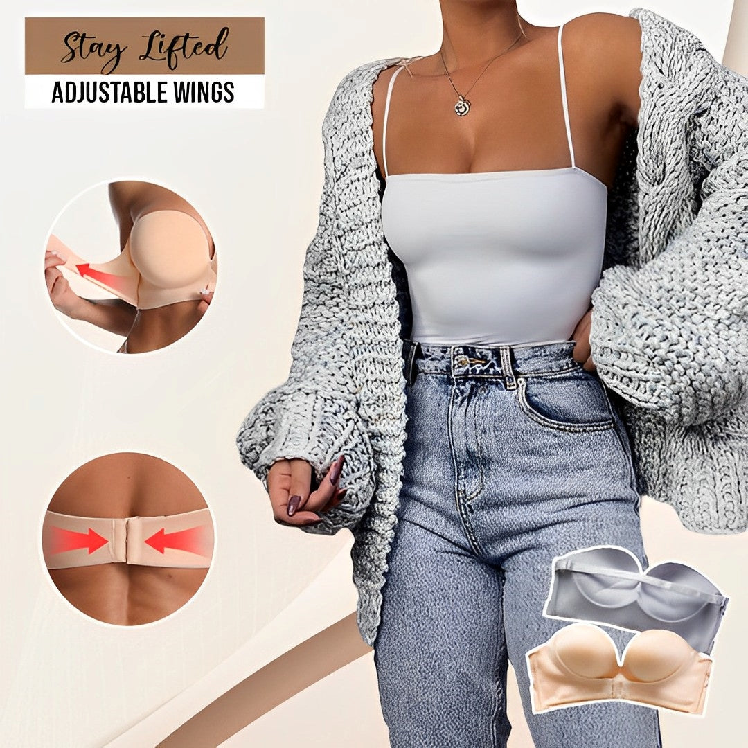 Women's Bra Strapless – Seamless Fit – Shaped Cups – Lifting Support