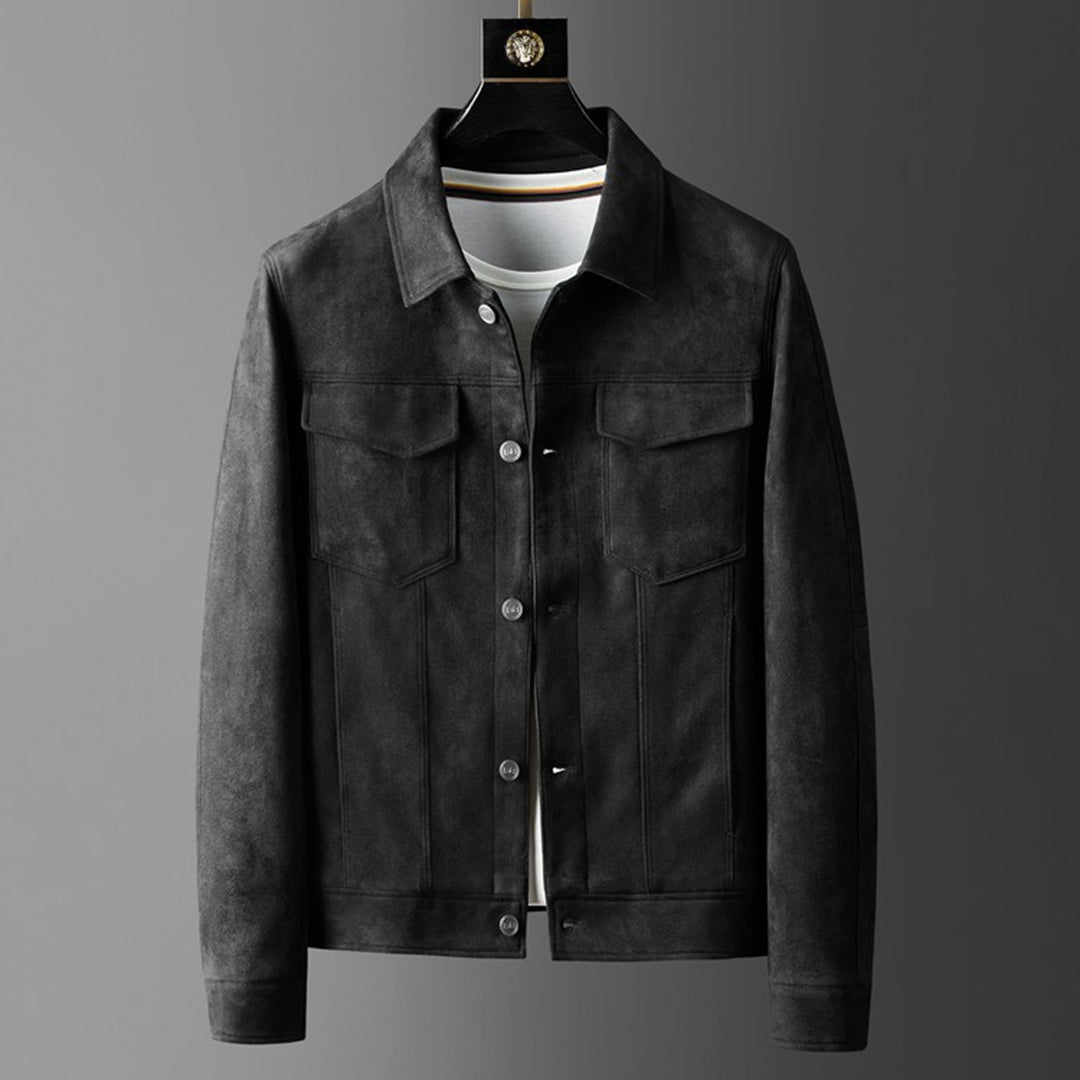 Men's Jacket – Structured Fit – Luxurious Fabric – Button Front – Smart Casual