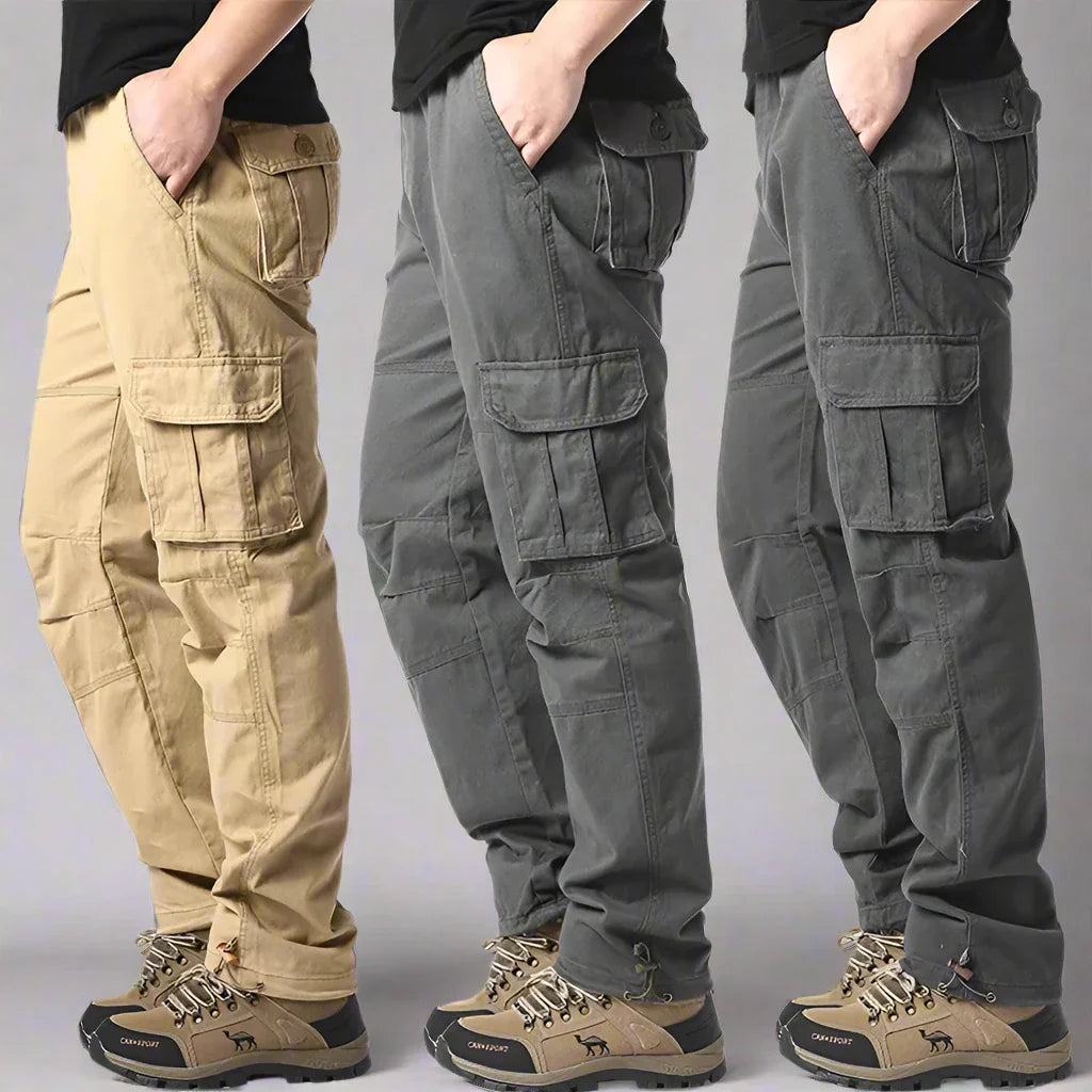 Men's Cargo Pants – Breathable Cotton – Relaxed Fit – Practical Pockets